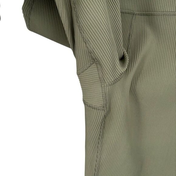 Athleta Elation Rib Crop Flare Pants Green Size 1X‎ - Picture 7 of 9